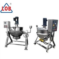 Tilt jacketed kettle